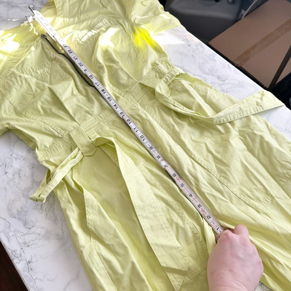 Steve Madden Flying Private Jumpsuit Lime Belted Zip Front size medium NEW - Picture 14 of 16